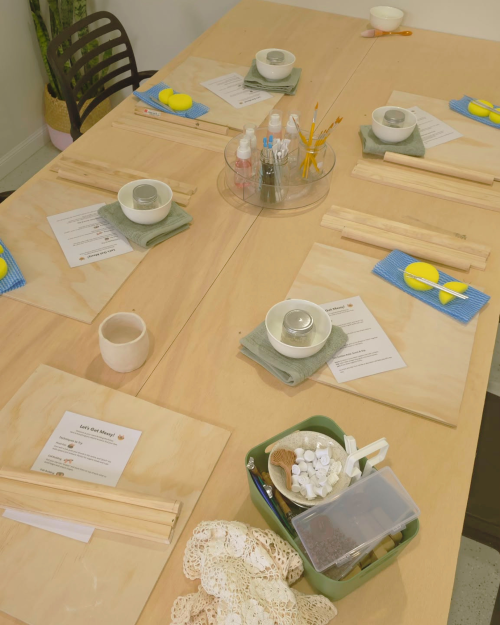 the pottery patch hand building clay class