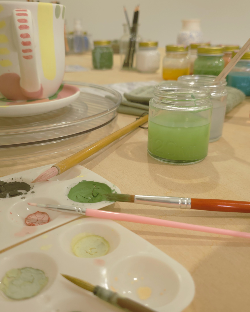 the pottery patch pottery painting underglaze